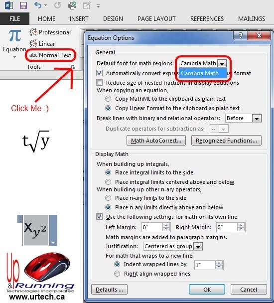 equation editor in word